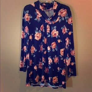 Floral Maternity long-sleeved top